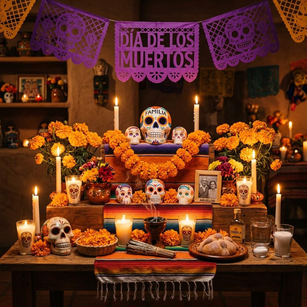 Día de los Muertos décor kit